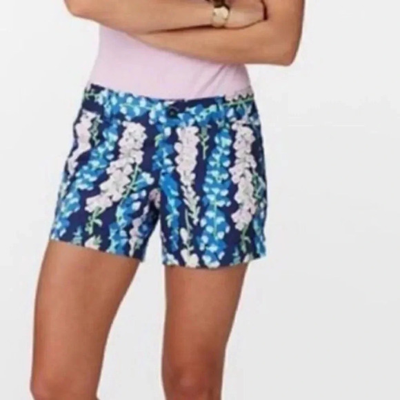 Lilly Pulitzer Foxy Foxglove Callahan Shorts Size XS - Picture 7 of 10